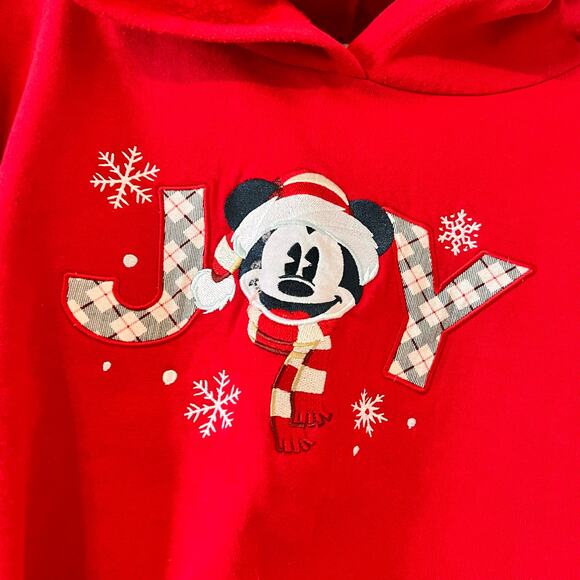 Disney Parks Mickey Joy Holiday Pullover Hoodie for Women Size XL - Picture 3 of 3